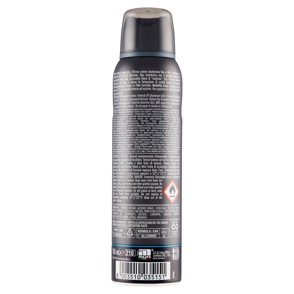 Breeze Deo Spray Invisible Protection