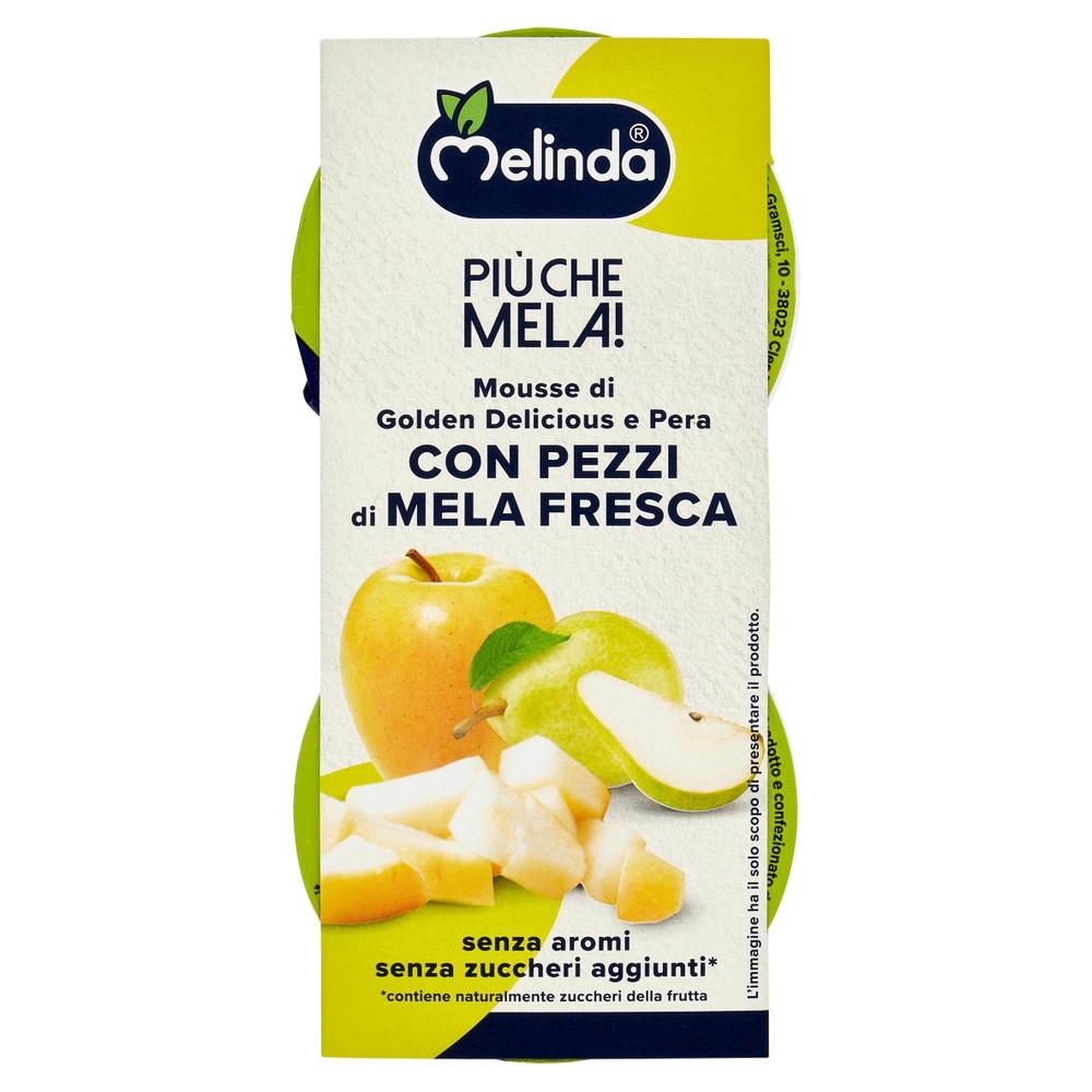 Purea Mela Integrale E Pera Melinda - Foto 1