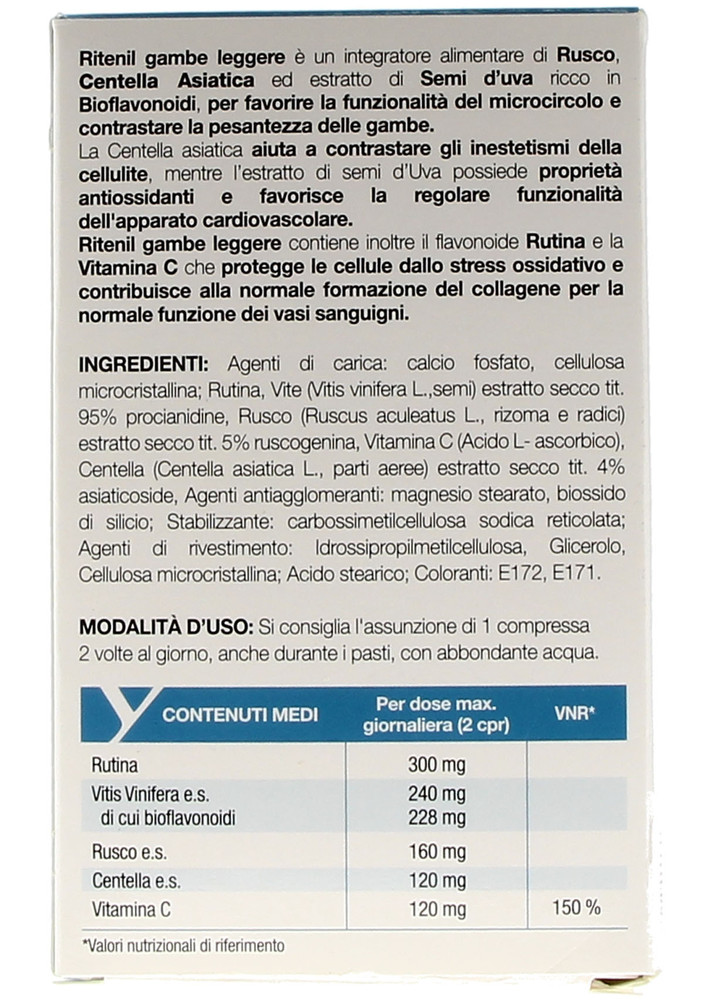 Ritenil Gambe Leggere Compresse - Foto 2