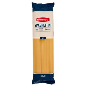 Spaghettini N3 Pasta Di Semola Di Grano Duro Bennet