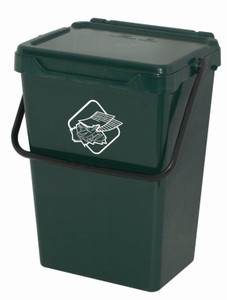 Secchio Verde Per Raccolta Differenziata Con Coperchio 35l Art Plast