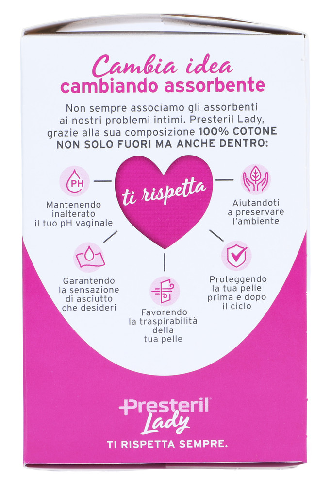 Lady Presteril Assorbente Giorno Con Ali - Foto 2
