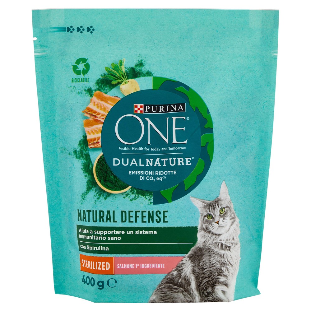 Alimento Secco Per Gatti Sterilizzati One Dual Salmone - Foto 1