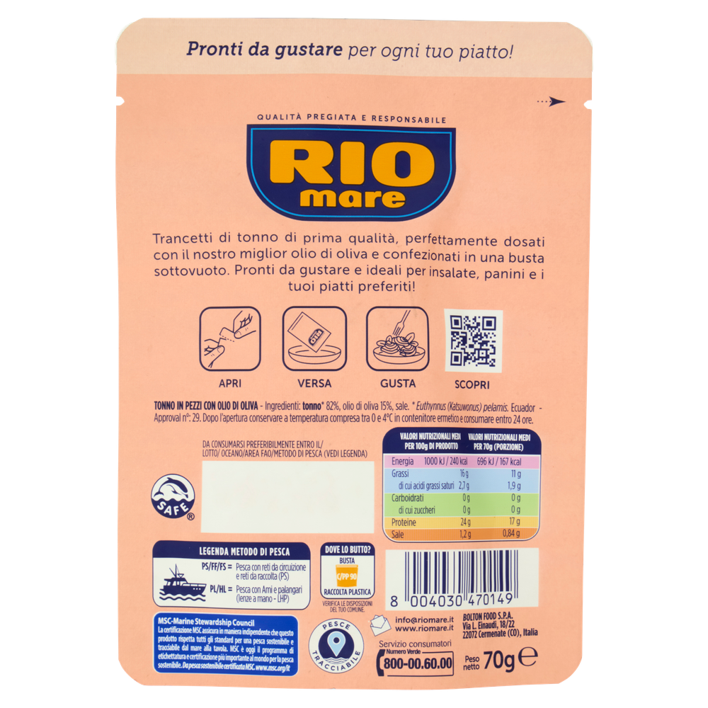 Trancetti Di Tonno Con Un Filo Di Olio Di Oliva Rio Mare - Foto 3