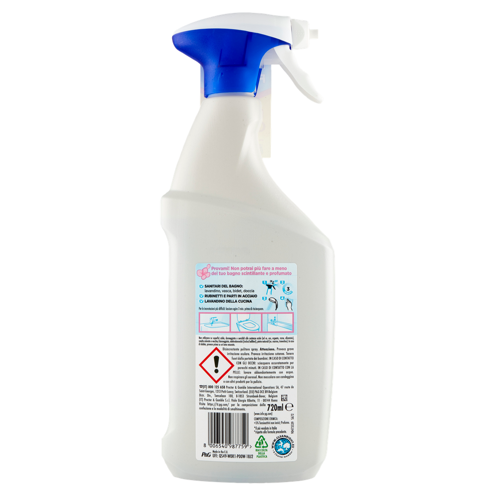Detergente Anticalcare Fresco Profumo Spray Viakal