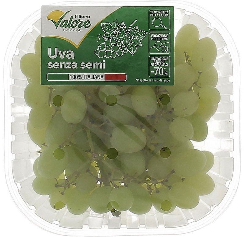 Uva Bianca Senza Semi Varieta'timpson Filiera Valore Bennet - Foto 1