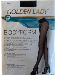 Collant Bodyform Tg 4 Nero 20 Denari Golden Lady - Foto 1