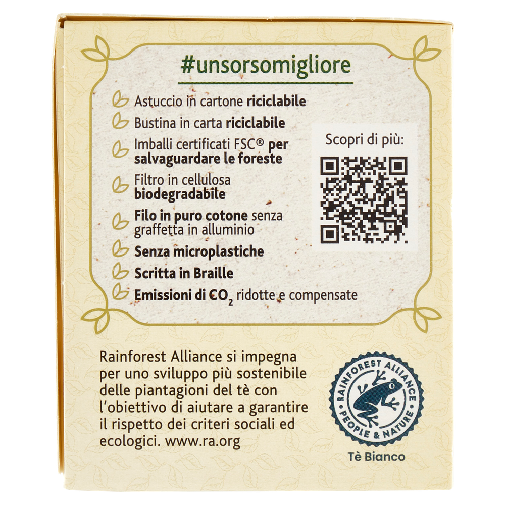 Tè Bianco Mango E Limone 20x1,25g Sir Winston Tea - Foto 2