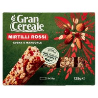 Barrette Avena, Mandorle E Mirtilli Rossi Gran Cereale, Conf.5 Da 25gr
