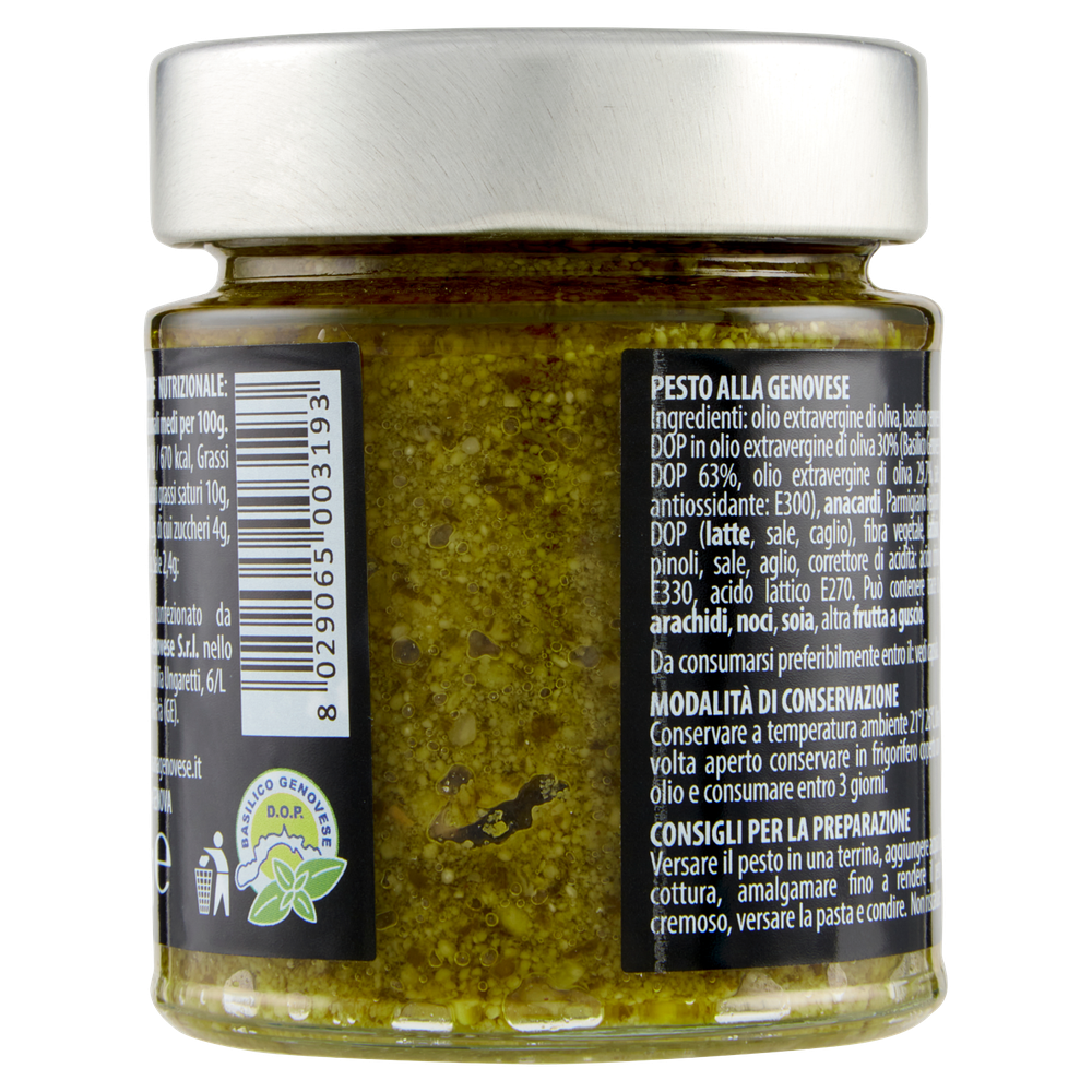 Pesto Alla Genovese Classico Senza Glutine Artigiana Genovese - Foto 3