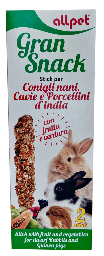 Granstick Per Conigli Nani, Cavie, Porcellini Allpet - Foto 1