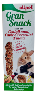 Granstick Per Conigli Nani, Cavie, Porcellini Allpet - Foto 1
