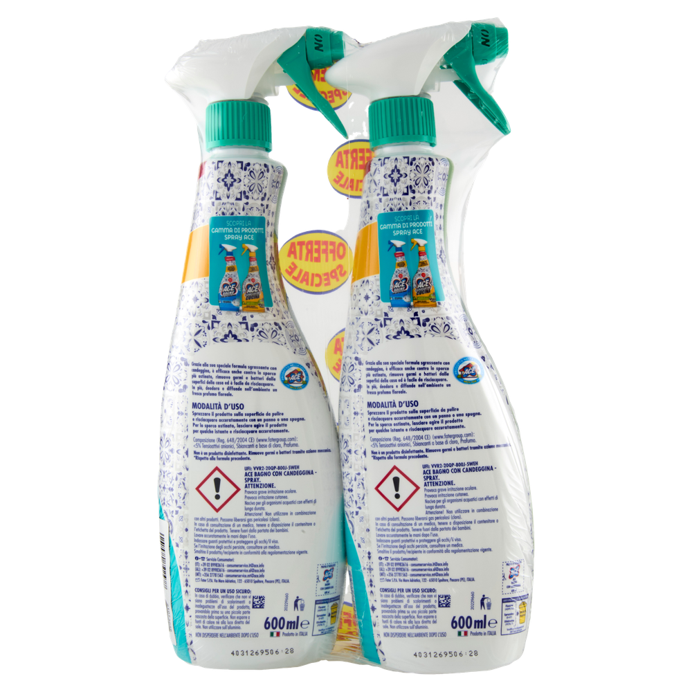 Detergente Bagno Spray Con Candeggina Ace - Foto 3