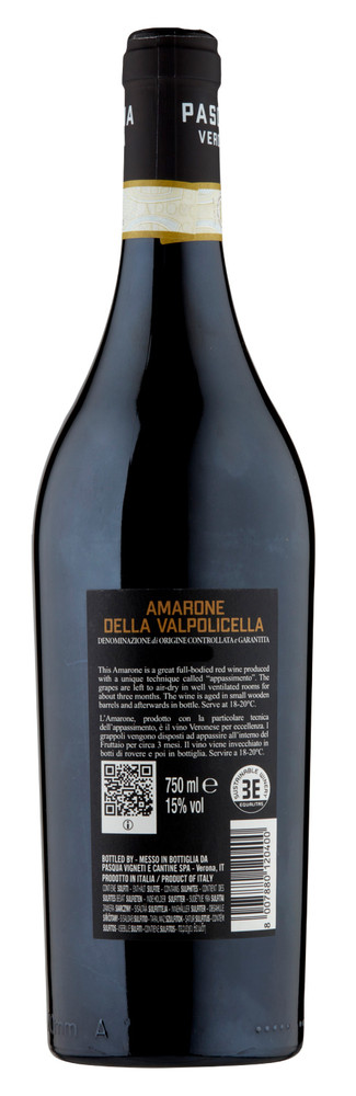 Amarone Valpolicella Docg Pasqua Black Label - Foto 2