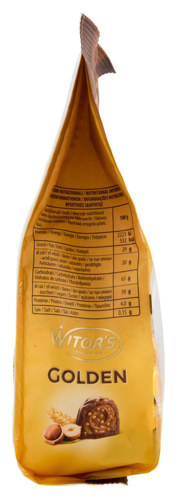 Cioccolatini Golden Con Ripieno Al Latte E Cereali 14x14,2g Witor's - Foto 2