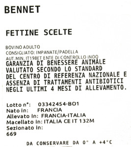 Fettine Scelte Di Bovino Adulto Filiera Valore Bennet - Foto 3