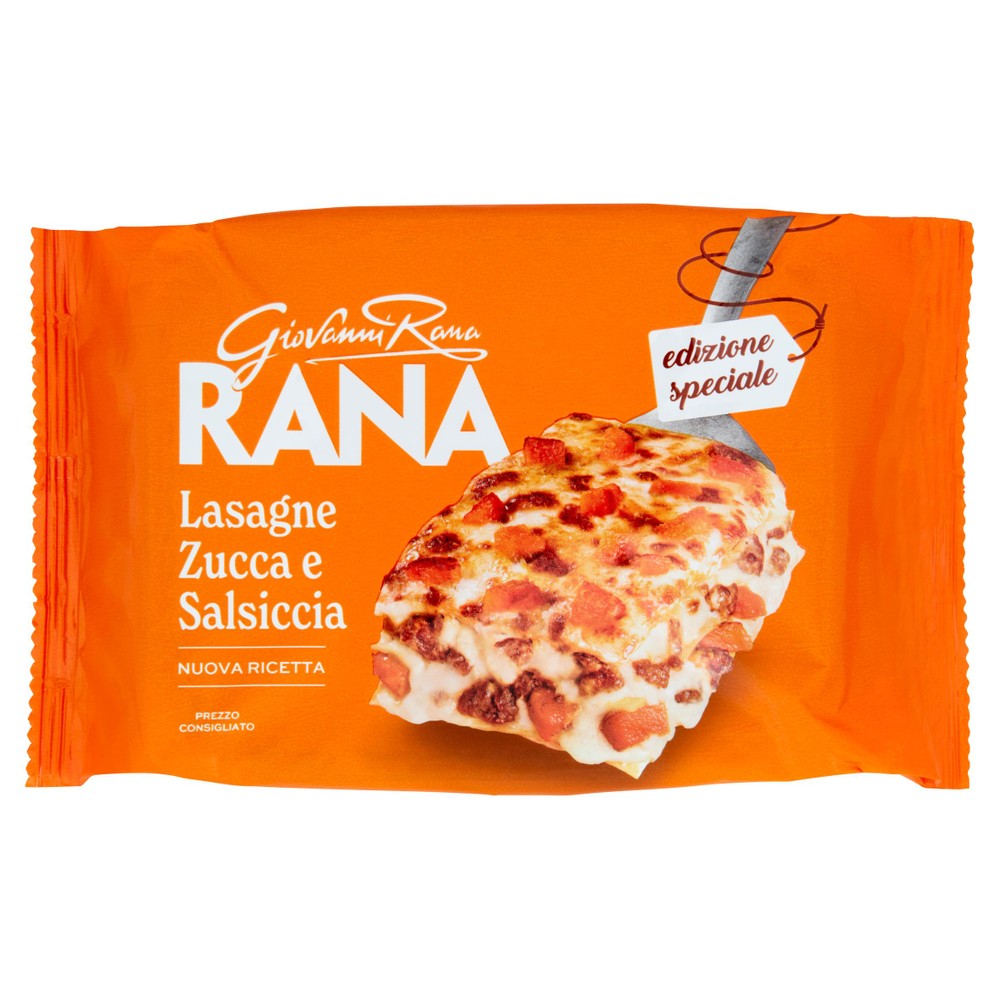 Lasagne Zucca E Salsiccia Rana