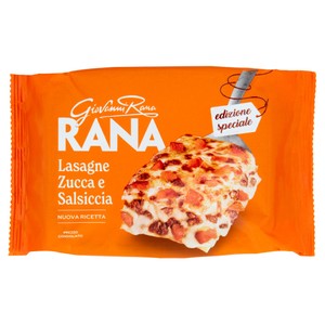 Lasagne Zucca E Salsiccia Rana