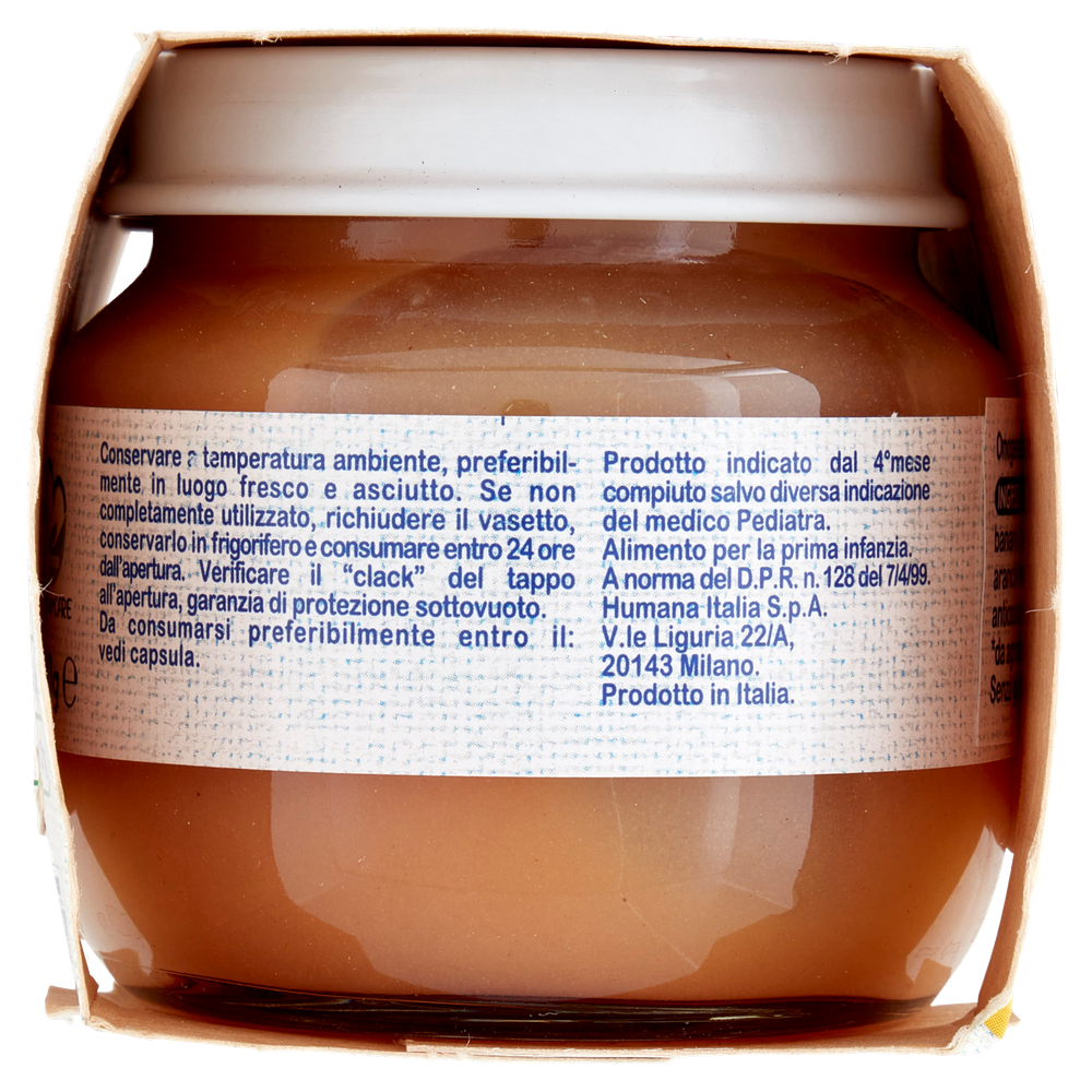 Omogeneizzato Di Mela E Banana Bio Humana 2x100 G. - Foto 2