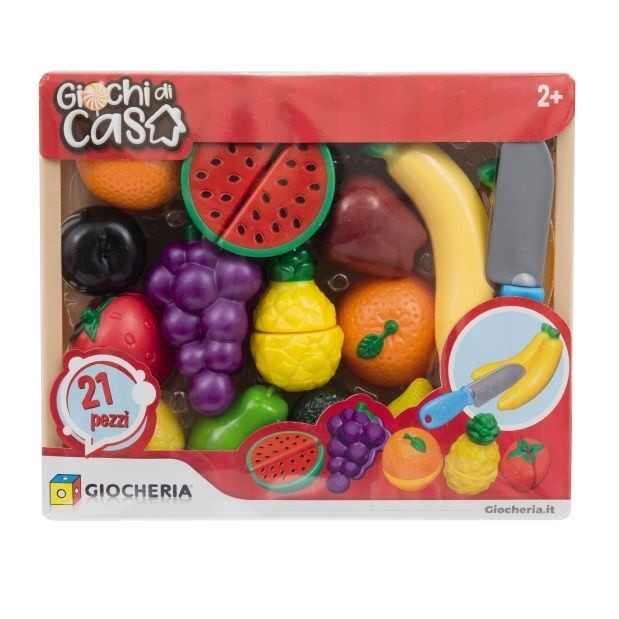 Giochi Di Casa   Cassetta 21 Frutte Affetta Con Coltello - Foto 1