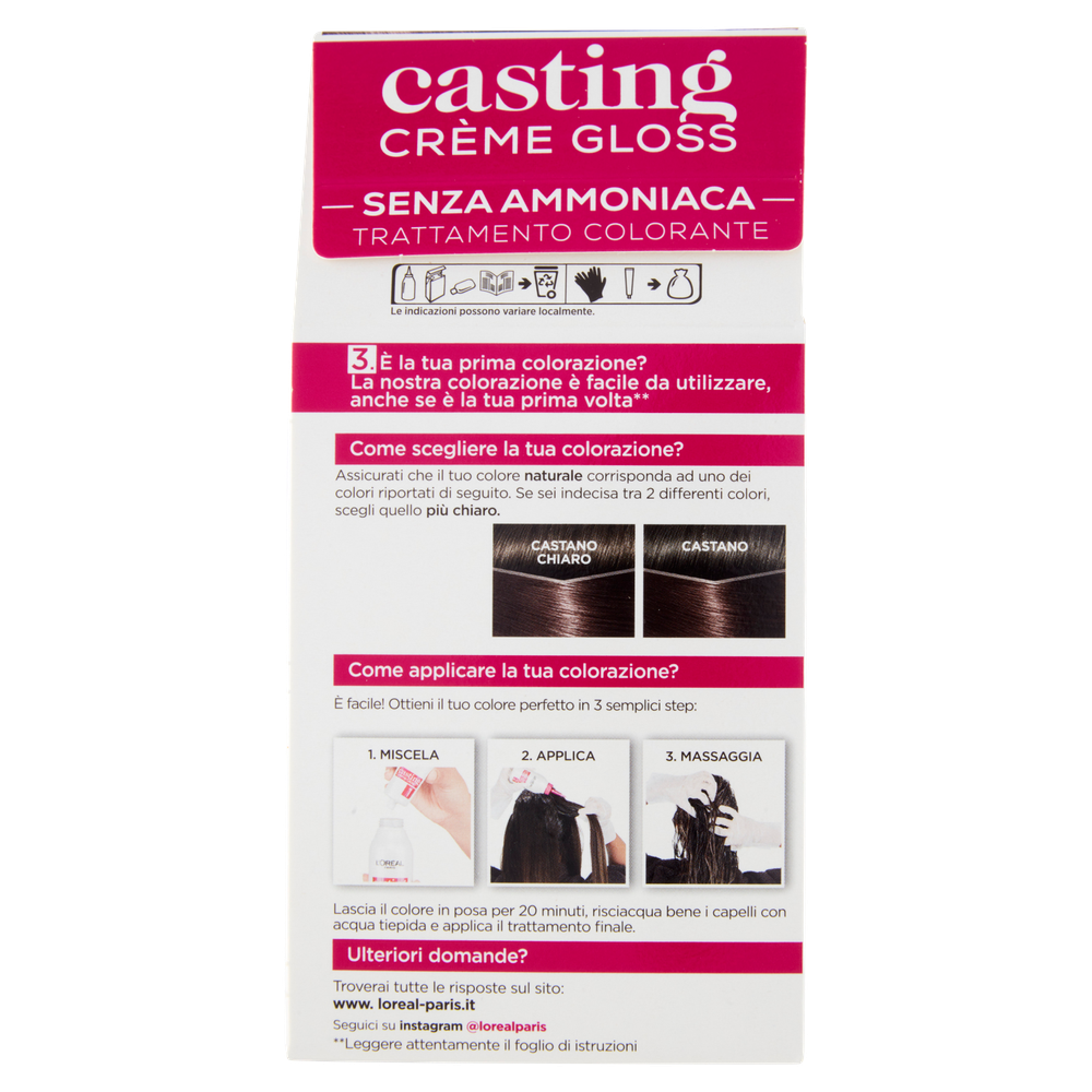 Colorazion Per Capelli 415 Marron Glace' Casting L'oreal Paris - Foto 3