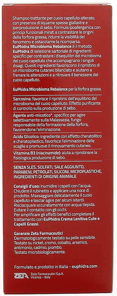 Shampoo Forfora Grassa Euphidra - Foto 2