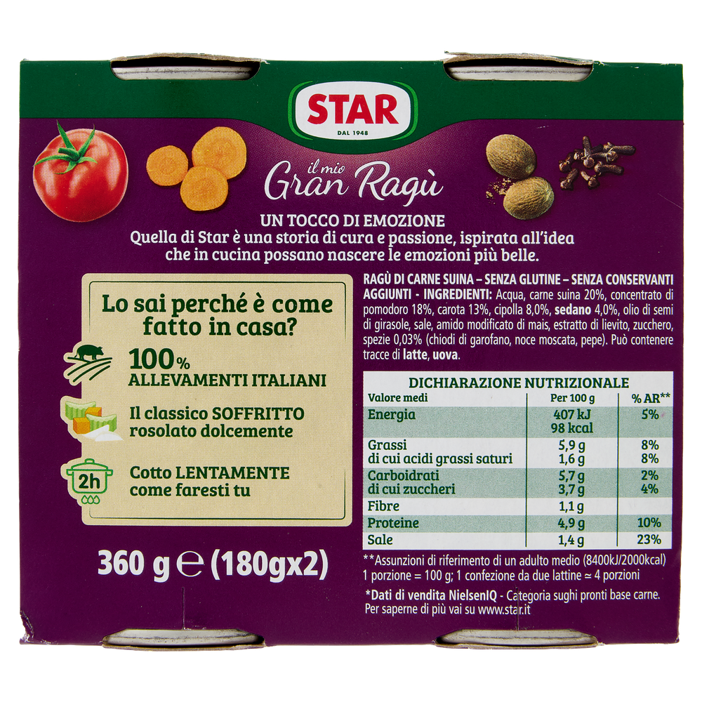 Granragu Extragusto 2x180g Star - Foto 3