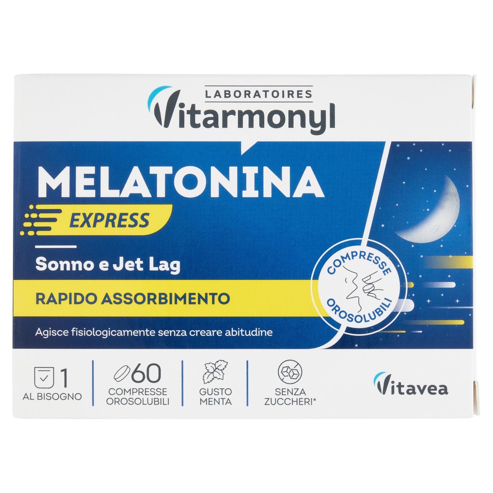Melatonina Express Vitarmonyl 60 Compresse