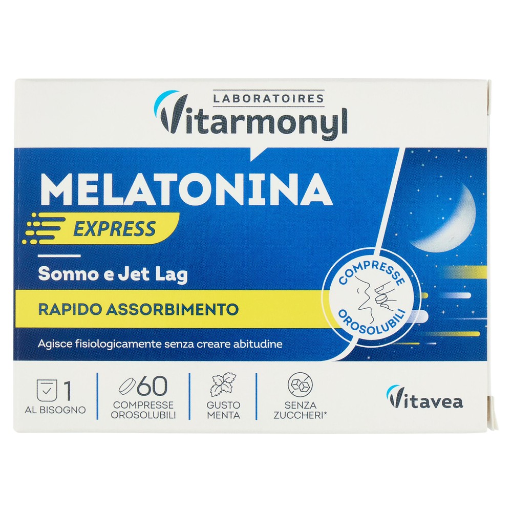 Melatonina Express Vitarmonyl 60 Compresse - Foto 1