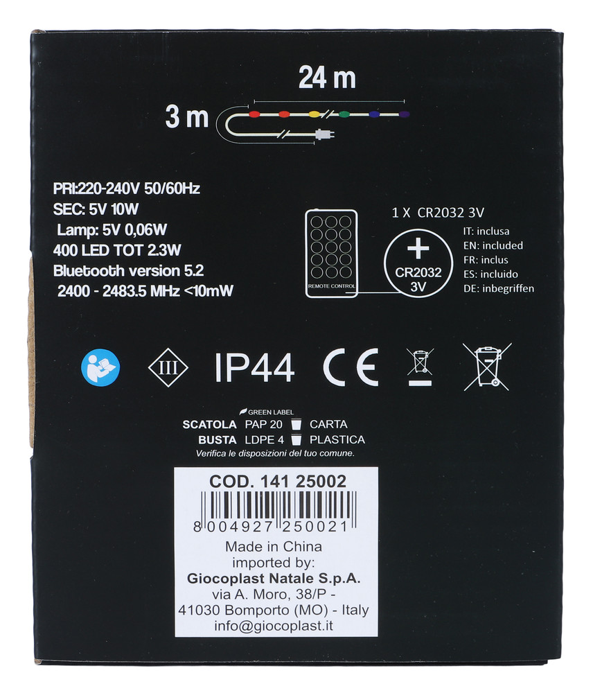 400 Led App I Light Fantasy Smart Rgb  Con Telecomando E App  24 Metri - Foto 2