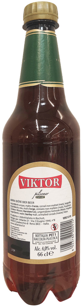 Viktor Birra Pils Volume 4% Bottiglia Pet - Foto 2