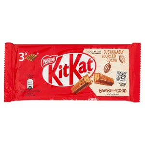 Wafer Kitkat Original Ricoperto Di Cioccolato Al Latte 3x41,5g Kitkat - Foto 1