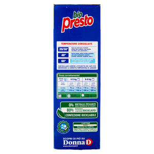 Polvere Per Lavatrice Bio Presto 62 Misurini - Foto 2