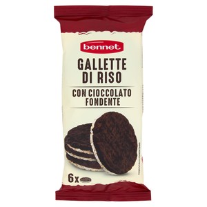 Gallette Di Riso Con Cioccolato Fondente Bennet - Foto 1