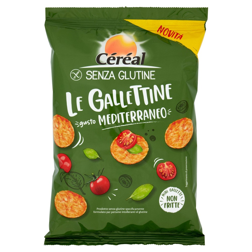 Le Gallettine Gusto Mediterraneo Ai Cereali Non Fritte 70 G - Foto 1