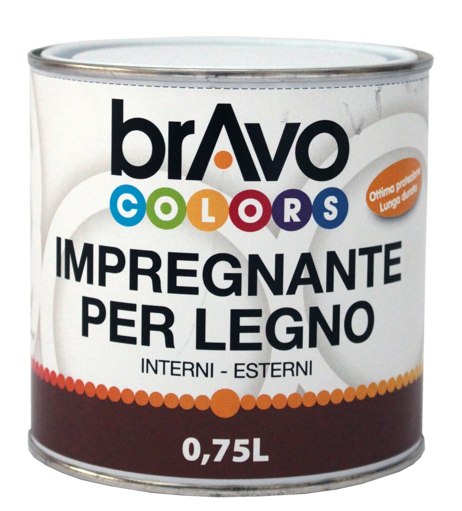 Impregnante Base Solvente Teak Bravo Colors L.0,75 - Foto 1
