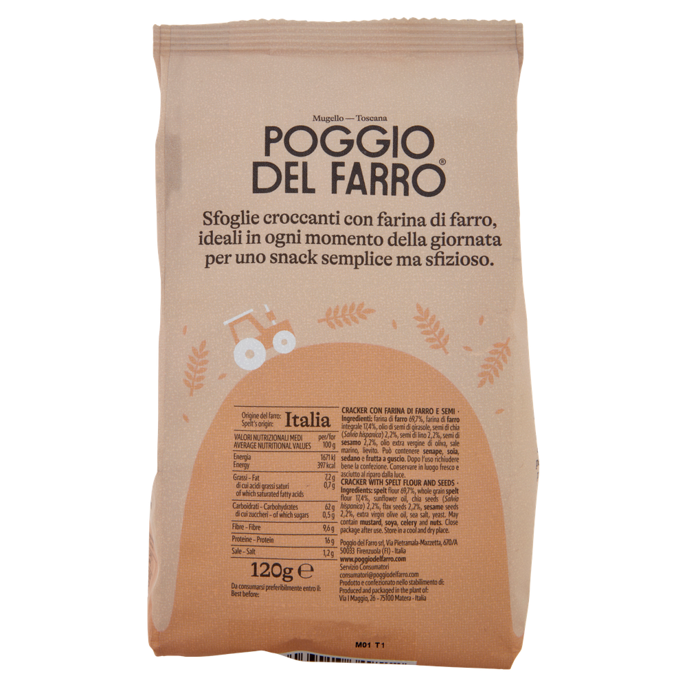 Cracker Di Farro Con Semi Poggio Del Farro - Foto 3