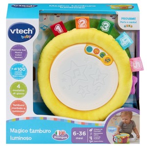 Magico Tamburo Luminoso Con Numeri E Colori In Italiano E In Inglese - Foto 1