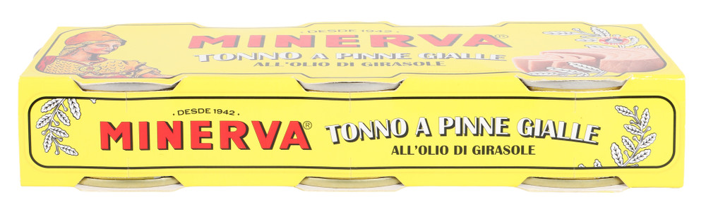 Tonno Yellowfin In Olio Di Girasole 210 Gr (3 X 70 Gr) Minerva - Foto 2