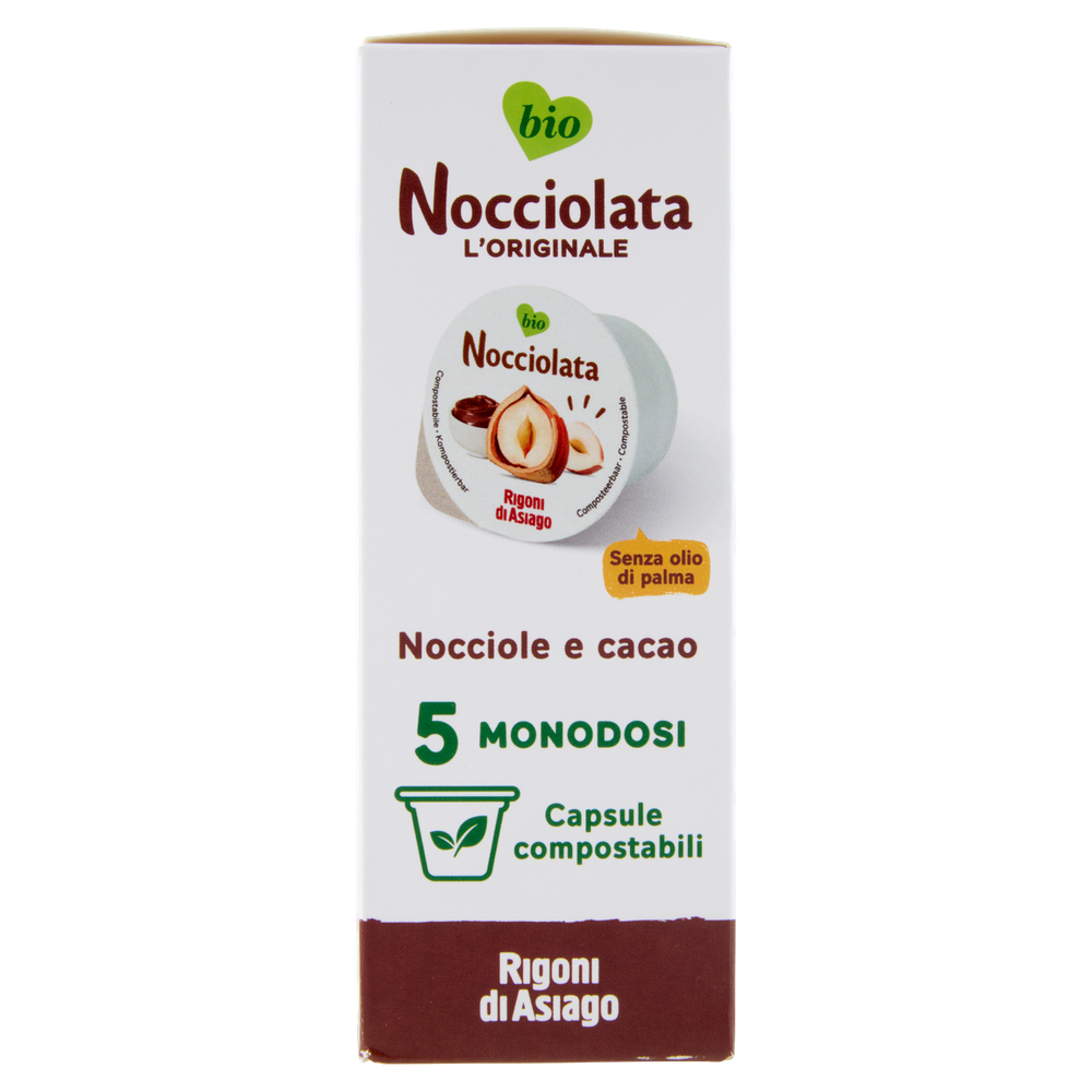 Crema Spalmabile Nocciolata Bio Con Cacao 5x20g Rigoni Di Asiago - Foto 2