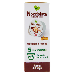 Crema Spalmabile Nocciolata Bio Con Cacao 5x20g Rigoni Di Asiago - Foto 2