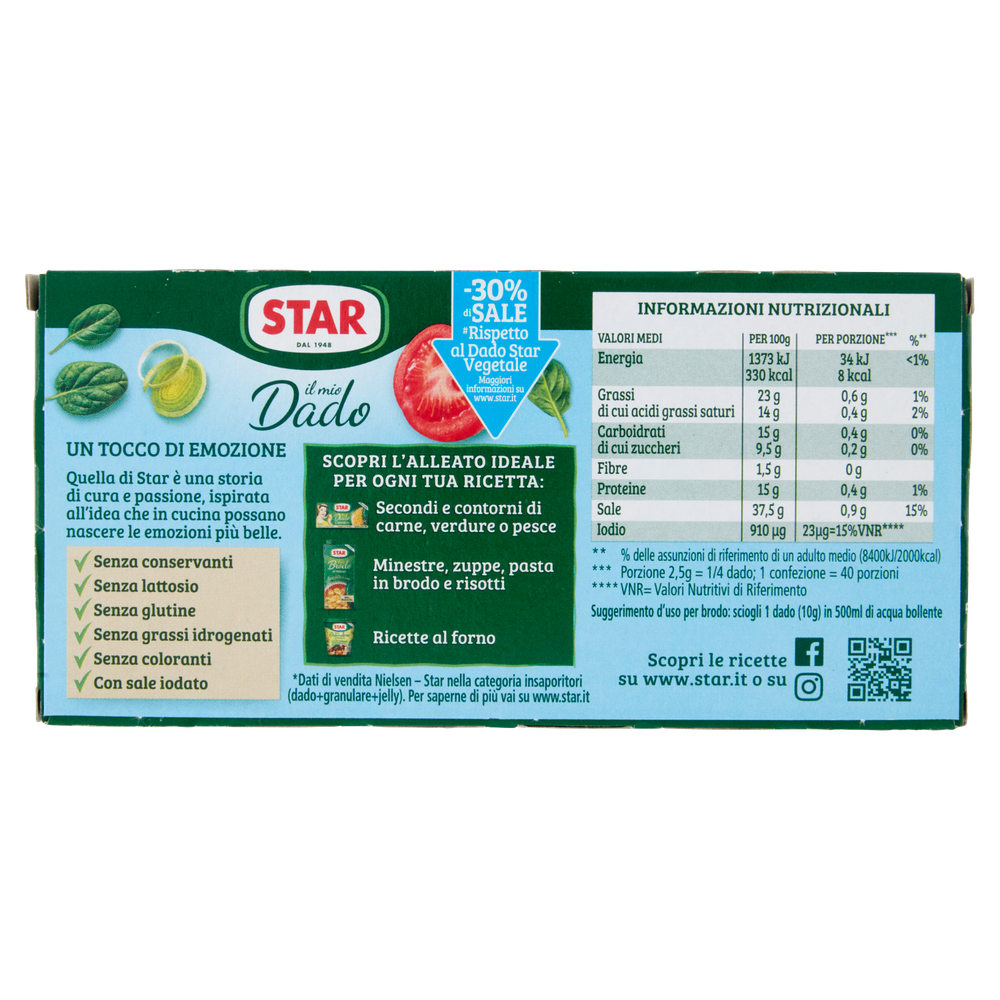 Dado Vegetale Con -30% Di Sale Star - Foto 3