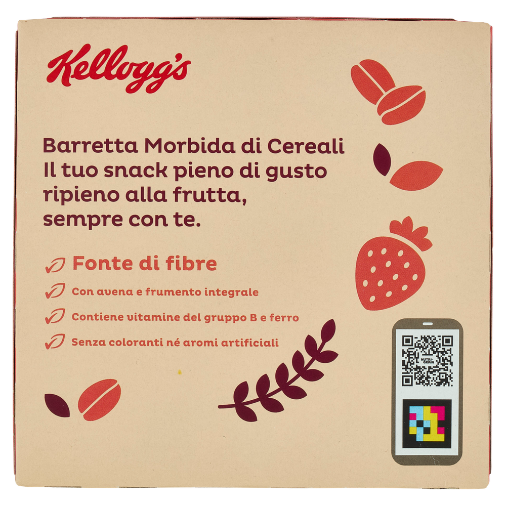 Barretta Morbida Di Cereali Ripiena Alla Fragola 6x37g Kellogg's - Foto 3