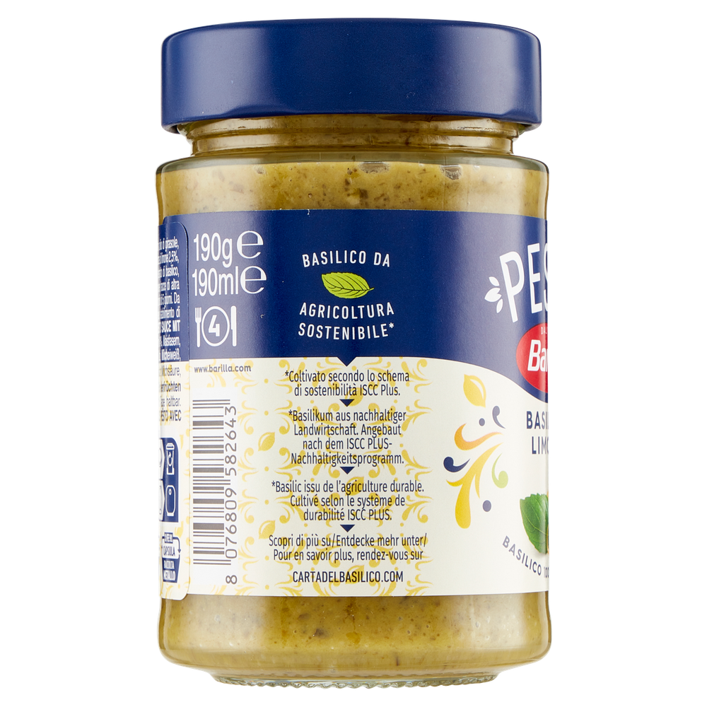 Pesto Basilico E Limone Per Pasta Senza Glutine Barilla - Foto 2