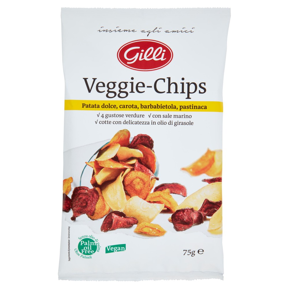 Veggie-Chips Di Patata Dolce, Carota, Barbabietola E Pastinaca Gilli - Foto 1