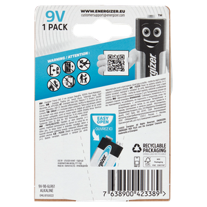 1 Pila Transistor 9v Max Plus Energizer - Foto 3