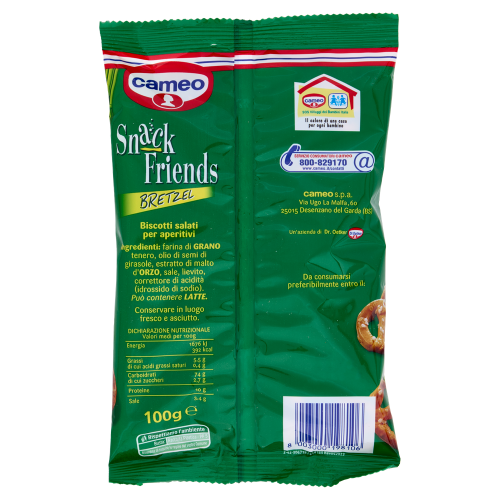 Bretzel Croccanti Salati Per Aperitivo Snack Friends Cameo - Foto 3