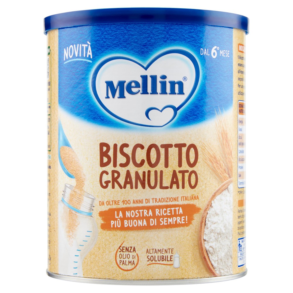 Biscotto Granulato Dal 6° Mese Senza Olio Di Palma Mellin - Foto 1
