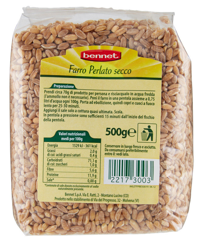 Farro Perlato Secco Bennet - Foto 3