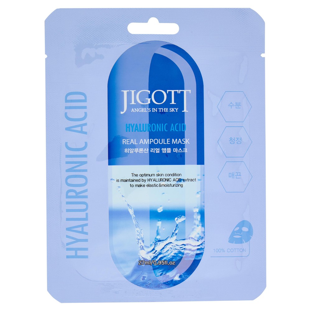 Maschera Viso Acido Ialuronico Jigott - Foto 1